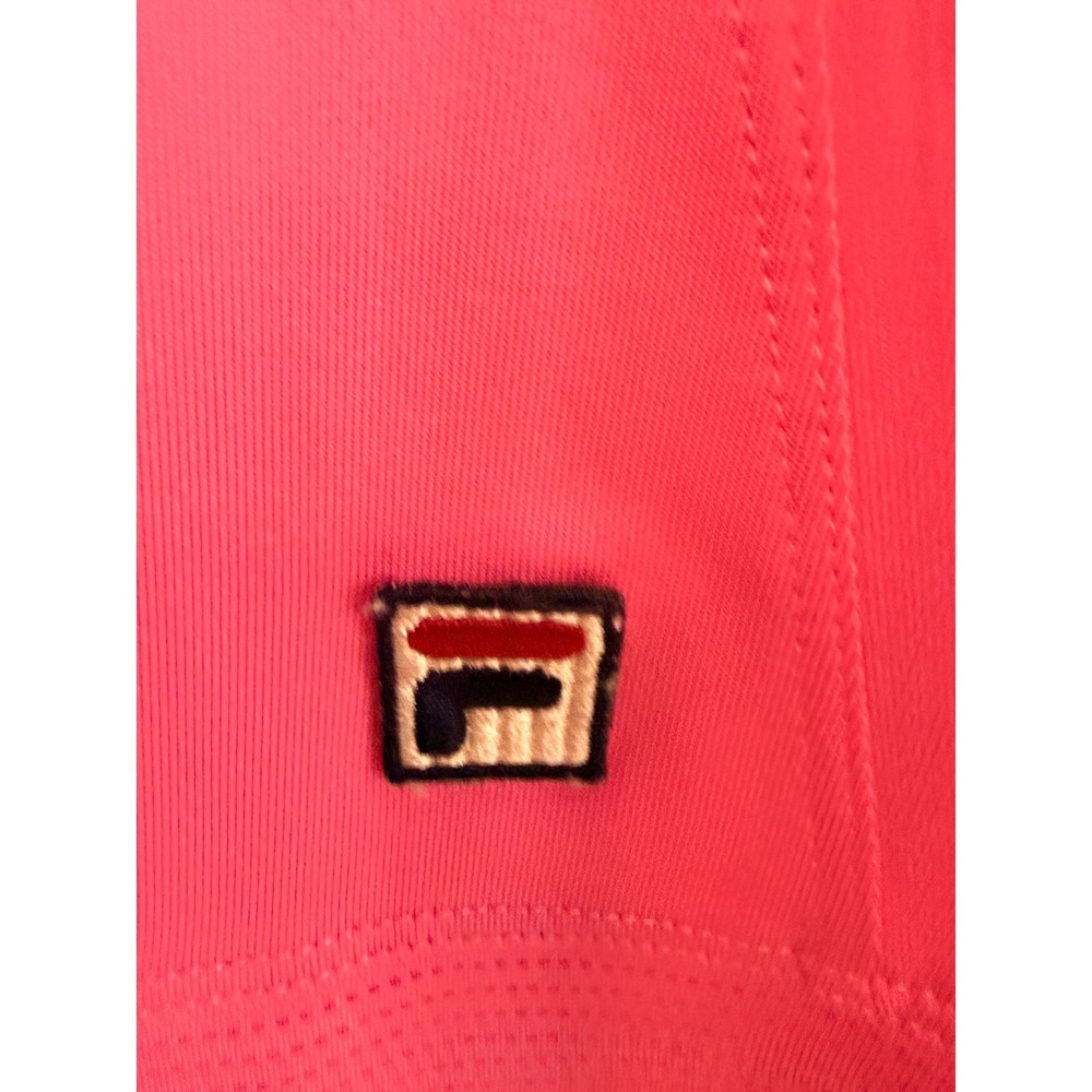Fila Athletic Top Women Medium Pink Polyester Spandex Sporty 3/4 Atheletic - Picture 3 of 6